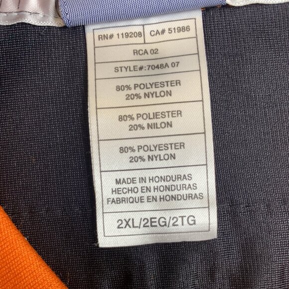 VTG Reebok NFL Cincinnati Bengals TJ Houshmandzadeh Jersey Mens XXL Orange Black - Picture 8 of 10